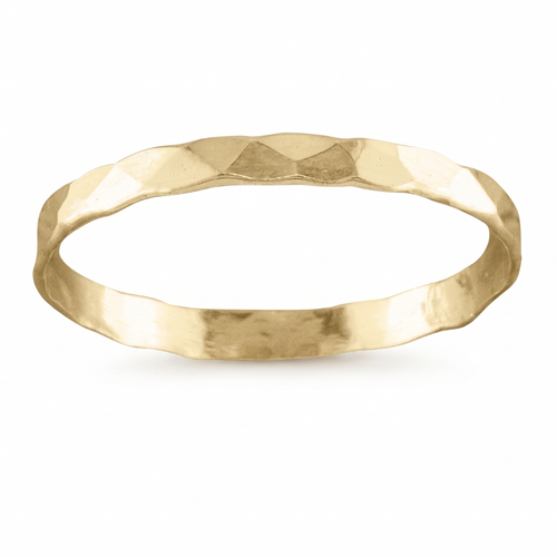 14K Gold Filled Hammered