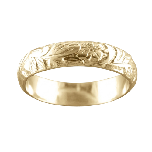 14K Gold Filled Hawaiian Floral