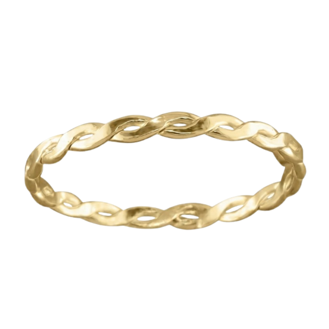 14K Gold Filled Thin Braid