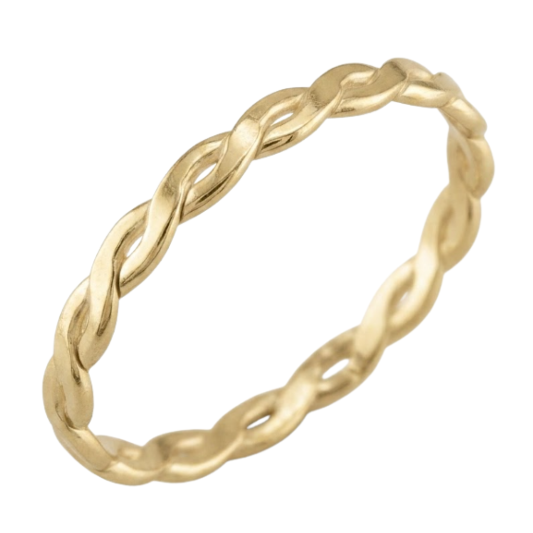 14K Gold Filled Thin Braid
