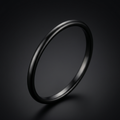 Black Titanium Thin Band