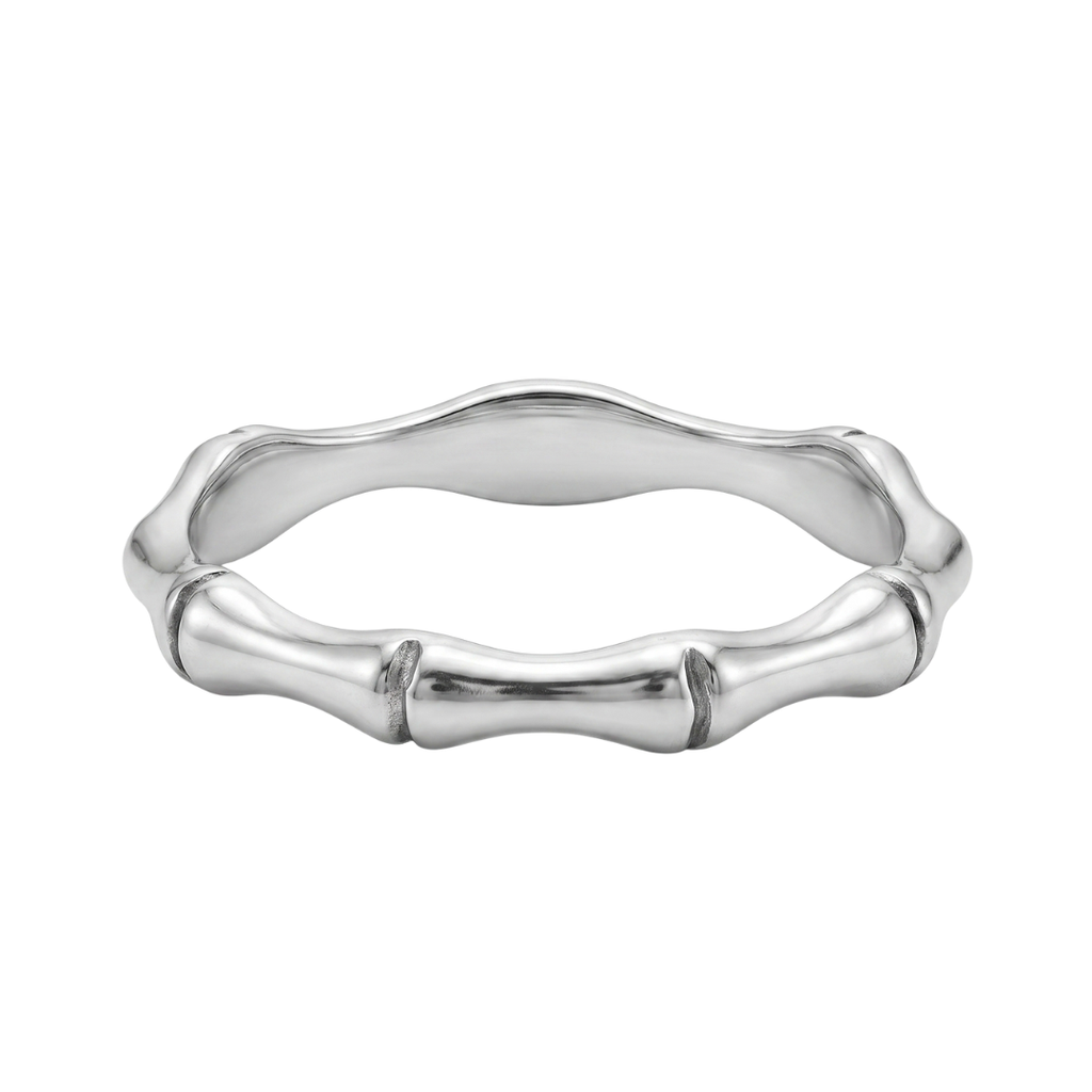Sterling Silver Bamboo