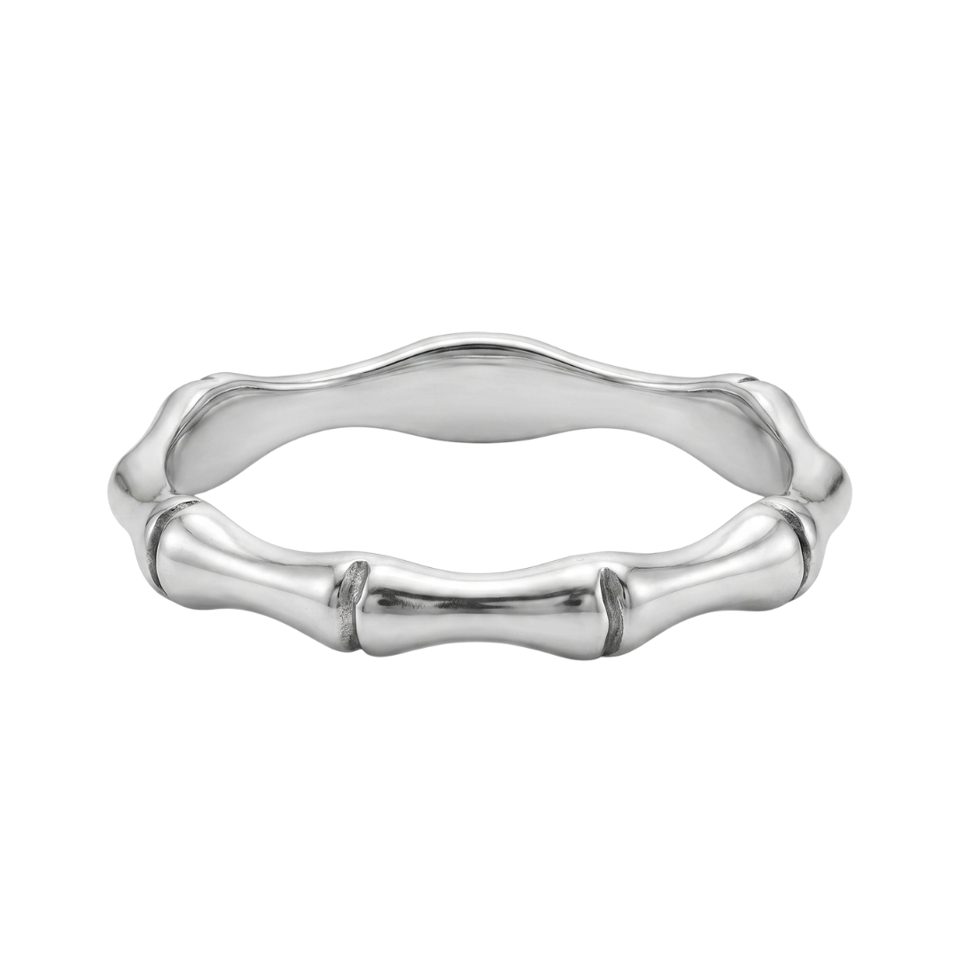 Sterling Silver Bamboo