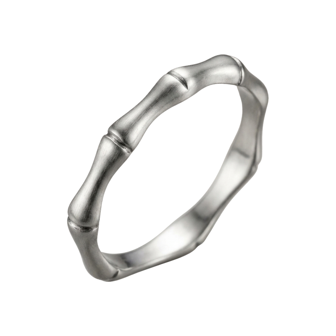 Sterling Silver Bamboo