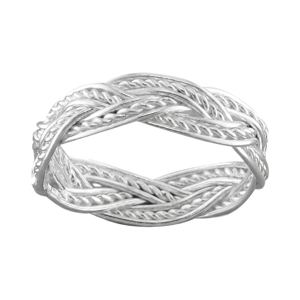 Sterling Silver Fancy Weave