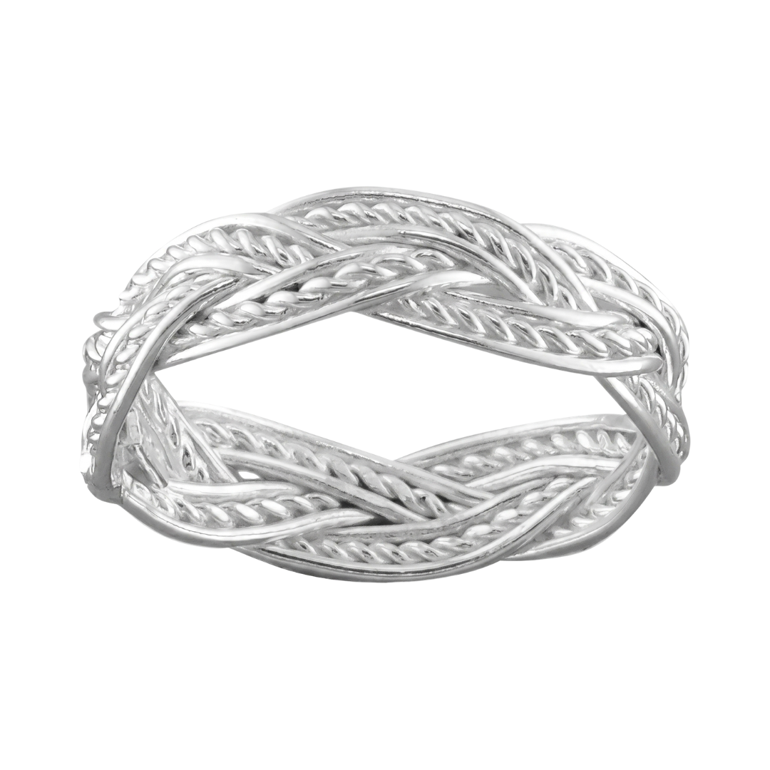 Sterling Silver Fancy Weave