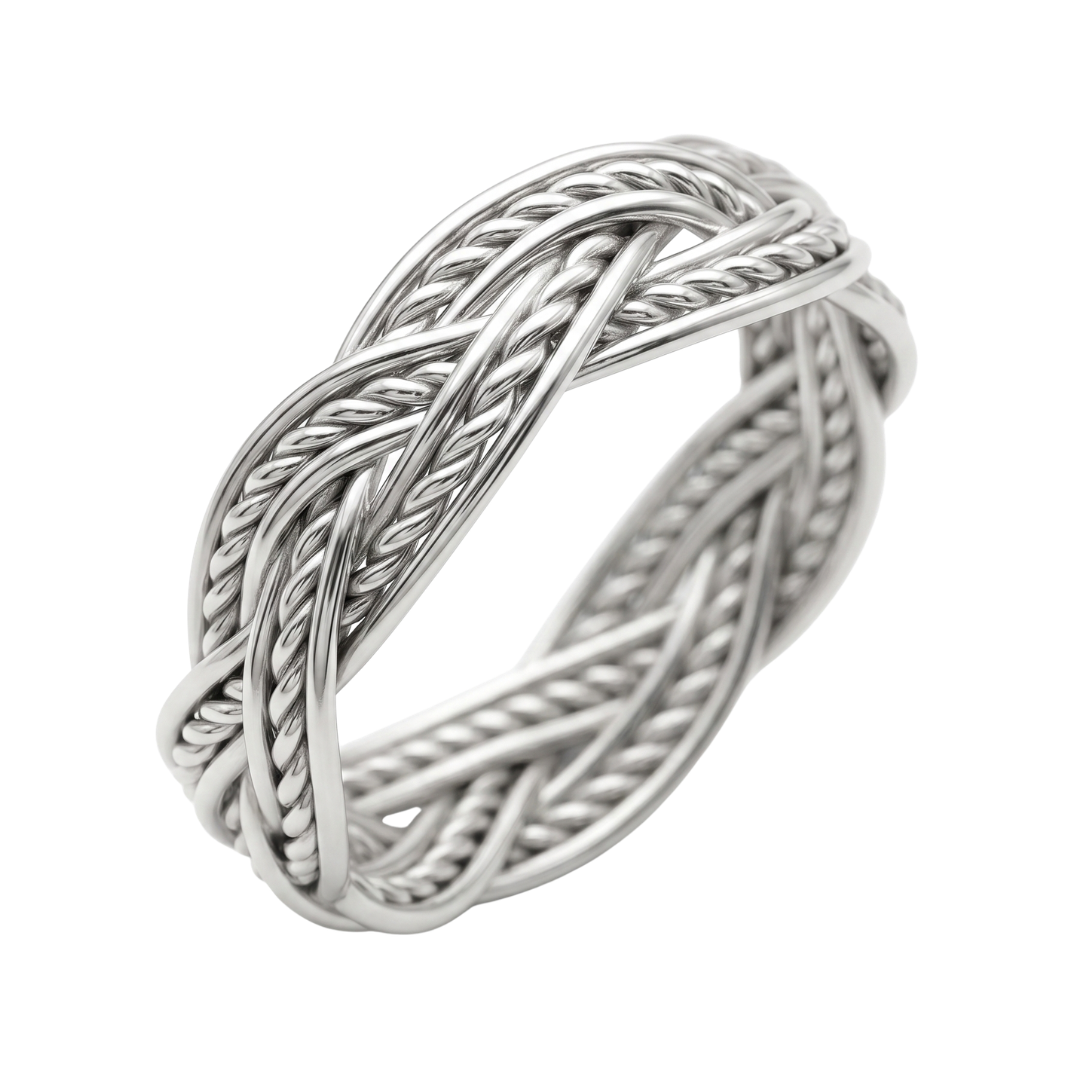 Sterling Silver Fancy Weave