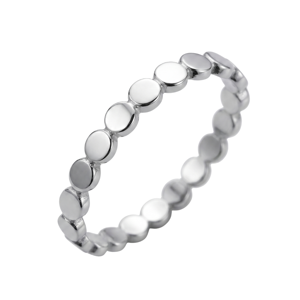Sterling Silver Flat Dots