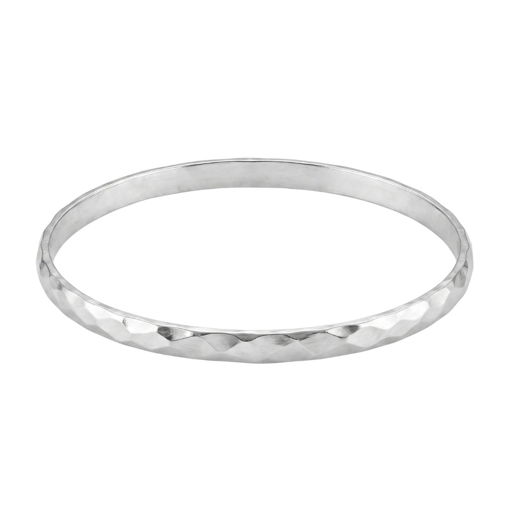Sterling Silver Hammered