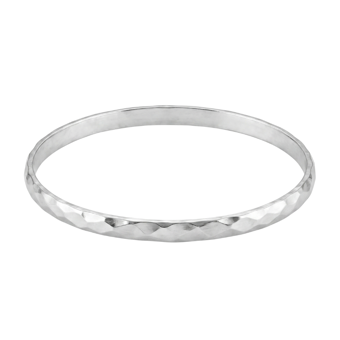 Sterling Silver Hammered