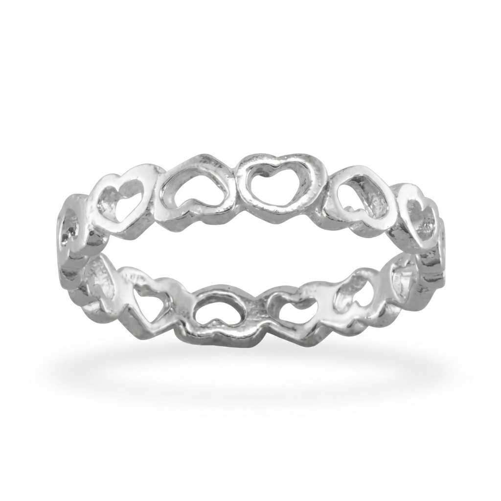 Sterling Silver Hearts