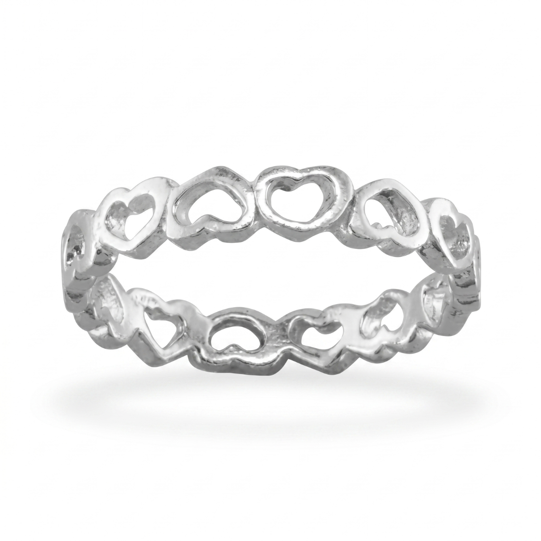 Sterling Silver Hearts
