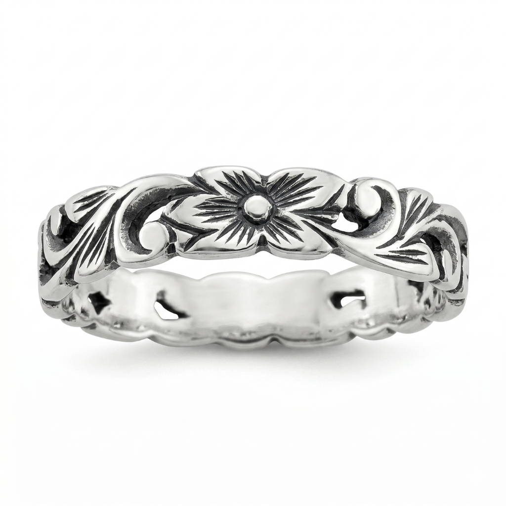 Hawaiian Lei Sterling Silver